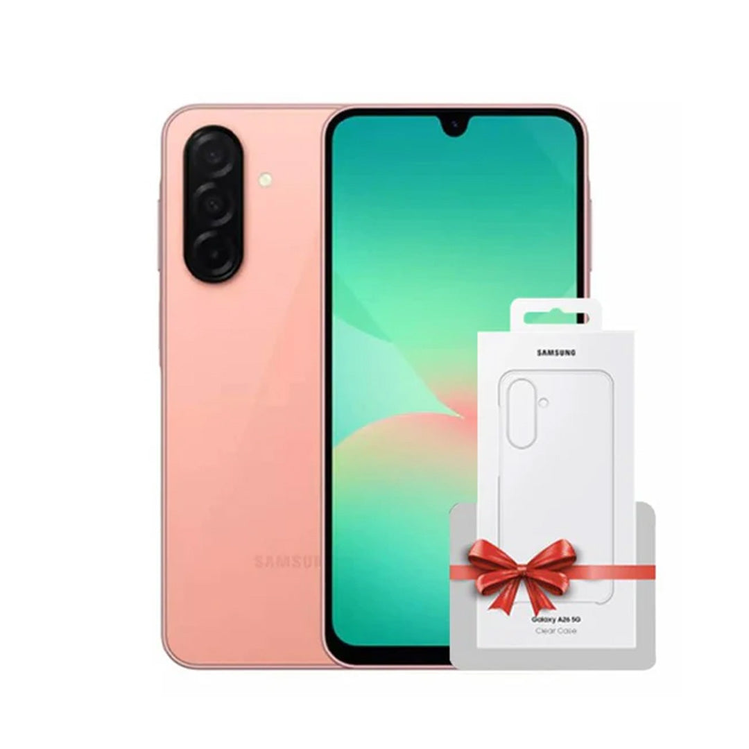 Samsung Galaxy A26 5G - 128GB - 6GB RAM | Peach Pink Samsung Galaxy A26 5G - 128GB - 6GB RAM | Peach Pink